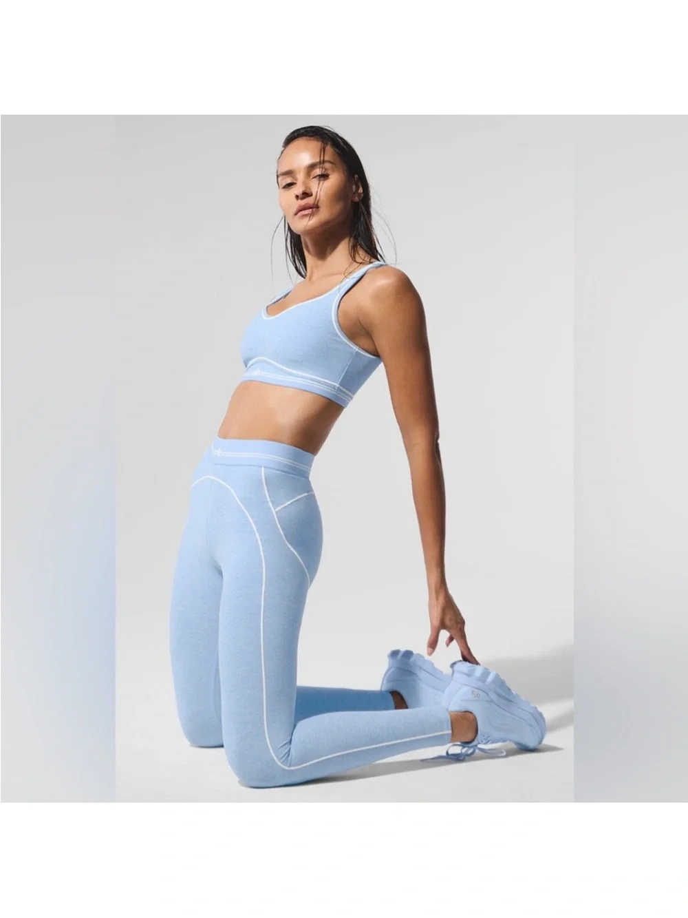 ALO Yoga- Alosoft High-Waist Heart Throb Legging